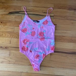 Princess Polly pink bodysuit